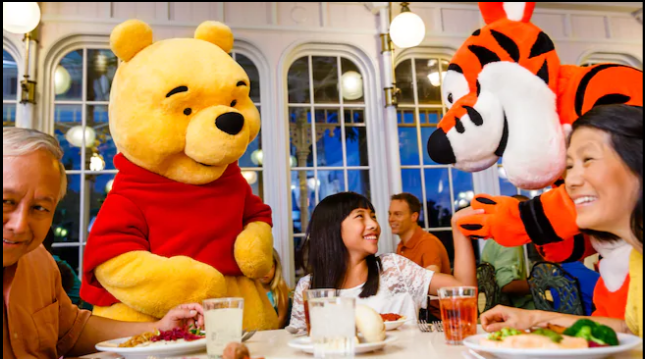 Dining With Winnie the Pooh at the Crystal Palace