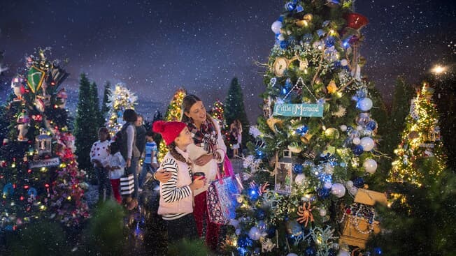 The Disney Springs Christmas Tree Trail