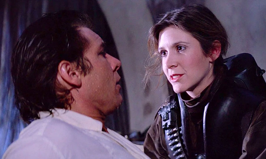 Han Solo and Princess Leia