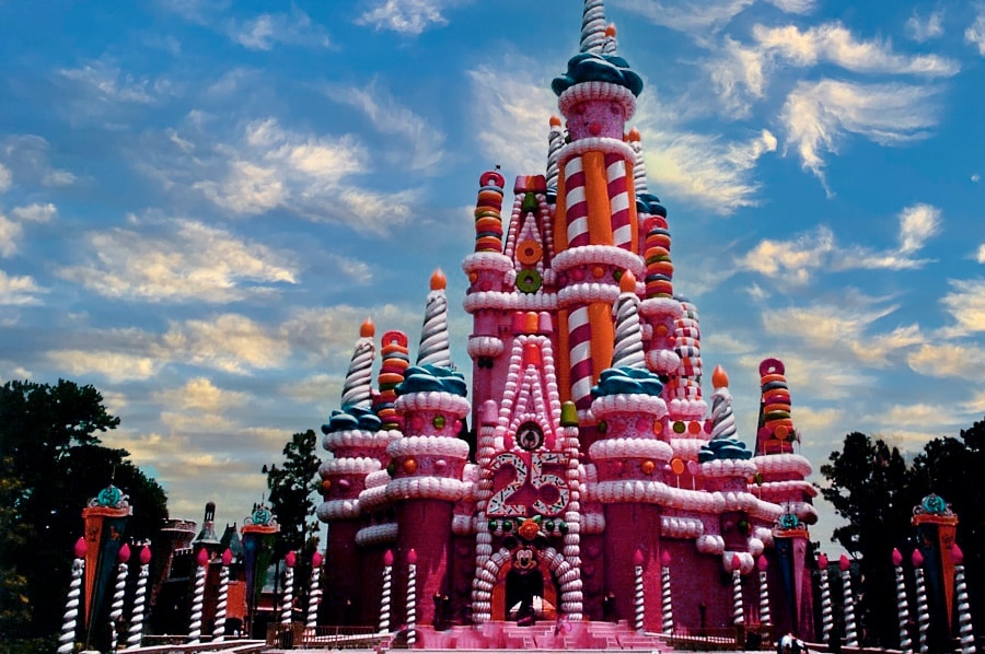 Cinderella Castle Birthday Cake