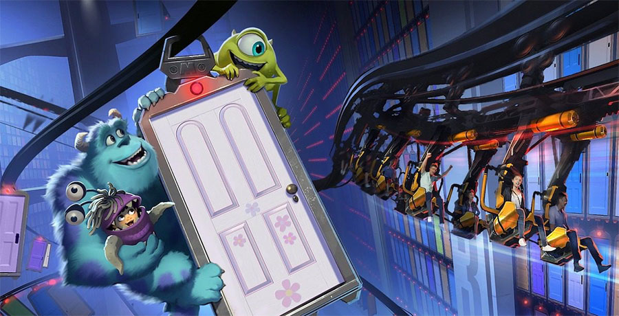 New Details Revealed for the Monsters, Inc. Door Coaster