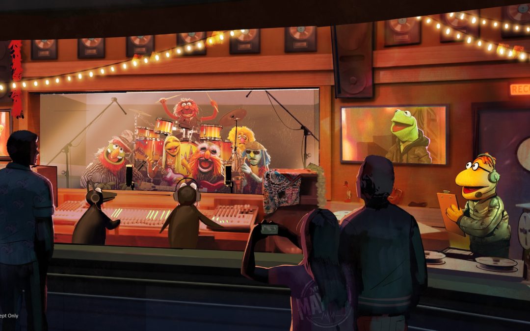 The Electric Mayhem Arrives at Rock ‘n’ Roller Coaster Starring The Muppets
