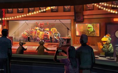 The Electric Mayhem Arrives at Rock ‘n’ Roller Coaster Starring The Muppets